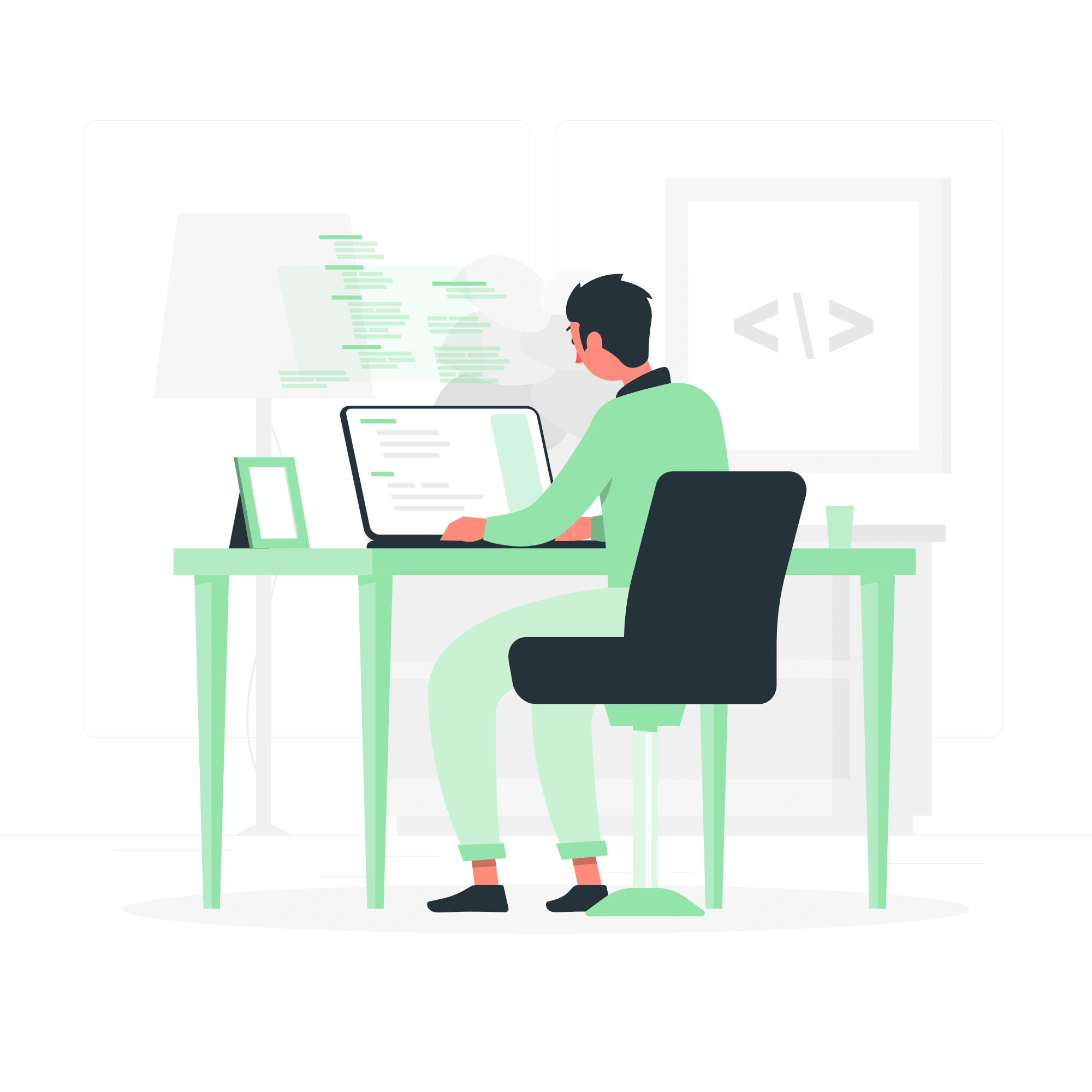 Ilustrasi karir programming